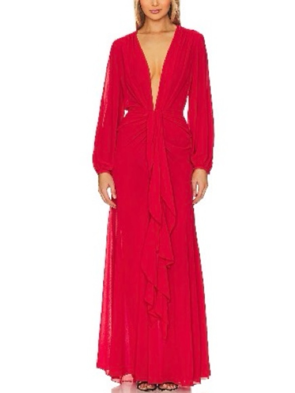 Ronny Kobo Quinne Dress, Crimson